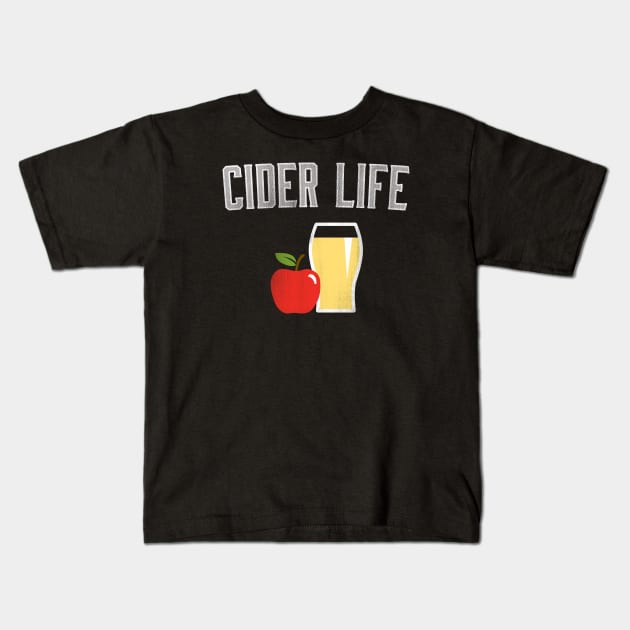 Cider Life Kids T-Shirt by Ryan Wood Studios